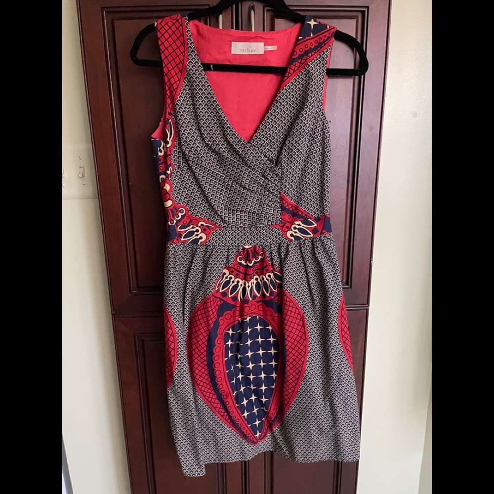 Anthropologie burlapp dress M